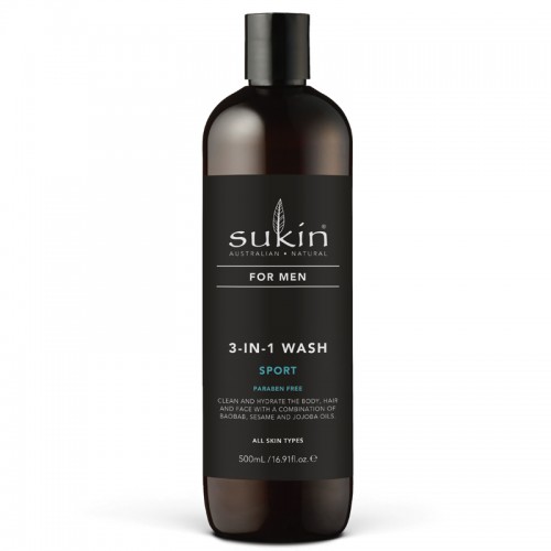 SUKIN 수킨 포맨 3IN1 워시스포츠 500ML